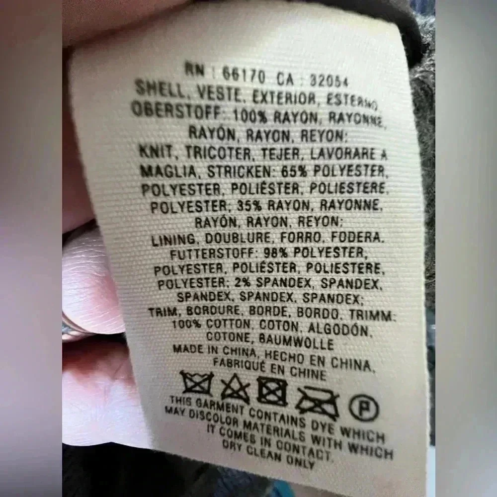 Anthropologie Hei Hei knit Layered Causeway Brown Vegan
Leather Jacket Sz‎ S - Picture 12 of 16